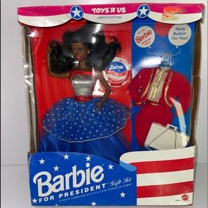 1991 Barbie for President Gift set!!
